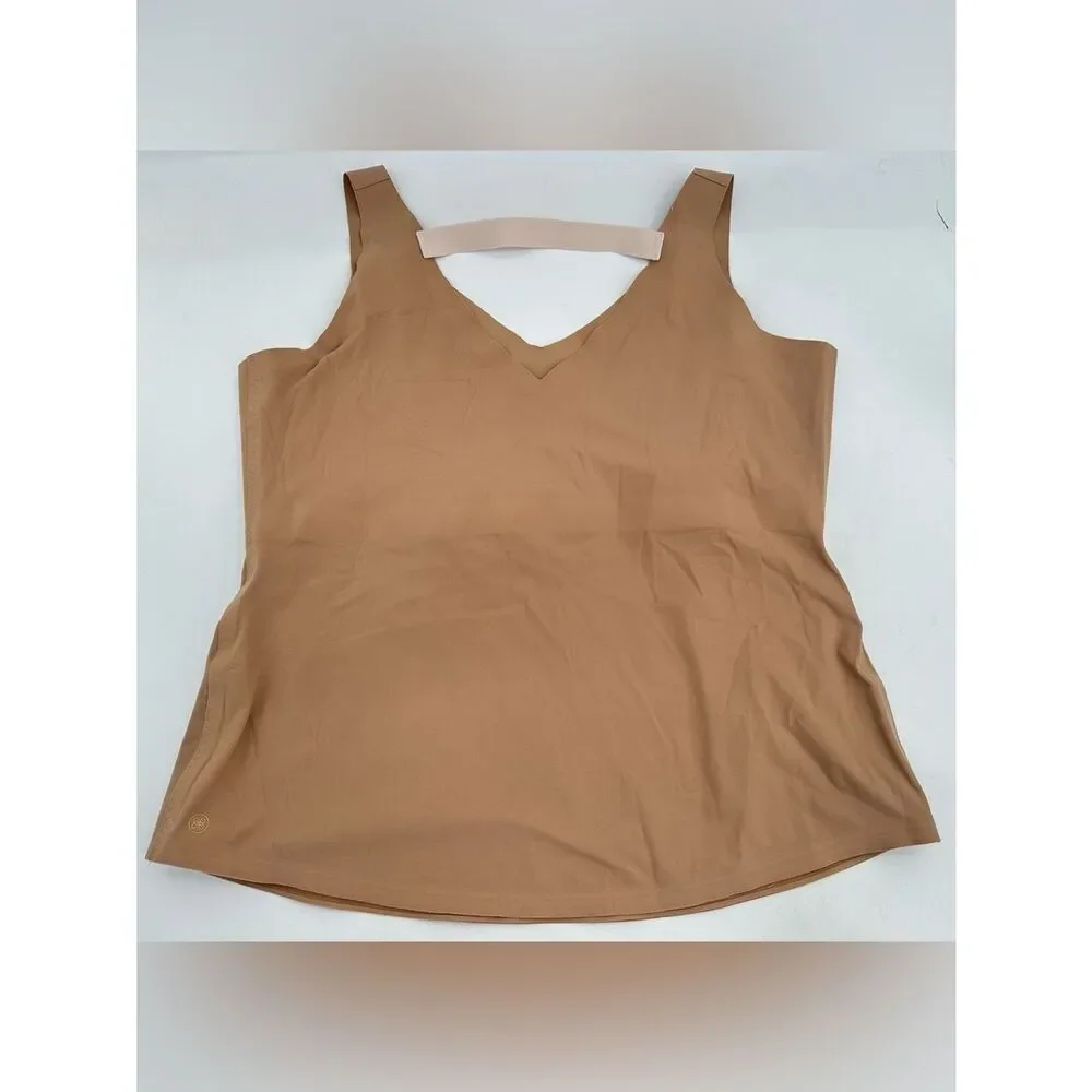 Honeylove Lift Wear Shapewear Tank Top Cami Size 3X Slimming Nude Sand Unpadded